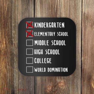 Elementary School Graduation Middle School Coaster