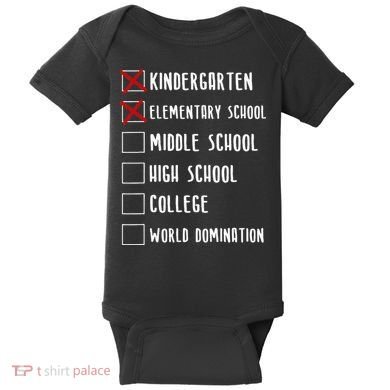 Elementary School Graduation Middle School Baby Bodysuit