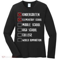 Elementary School Graduation Middle School Women's Long Sleeve Shirt thumb 0