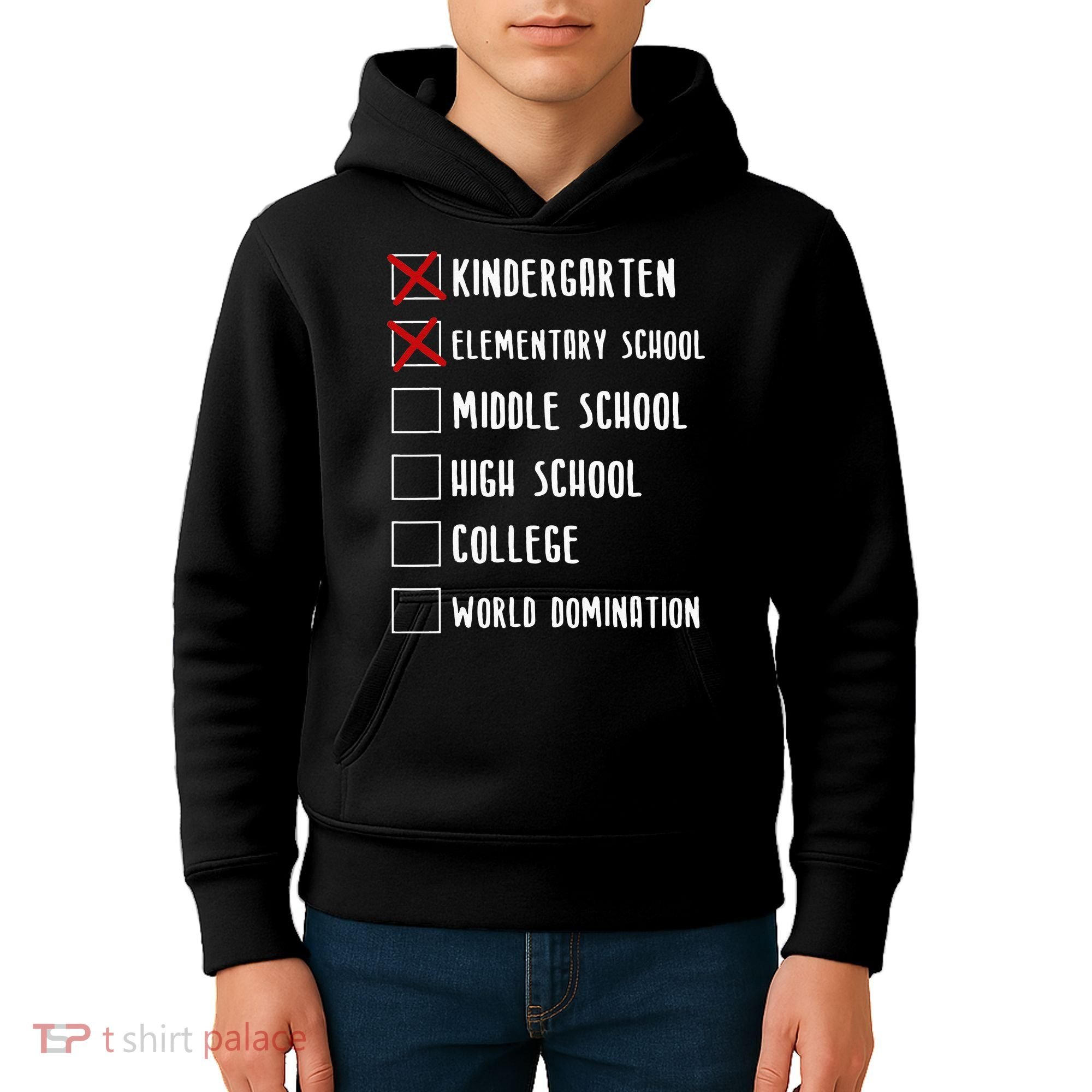 Elementary School Graduation Middle School Kids Hoodie