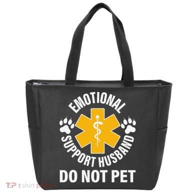 Emotional Support Husband Do Not Pet Tote Bag