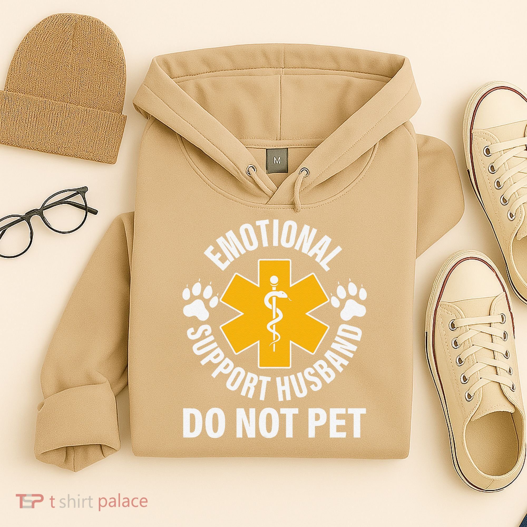 Emotional Support Husband Do Not Pet Hoodie