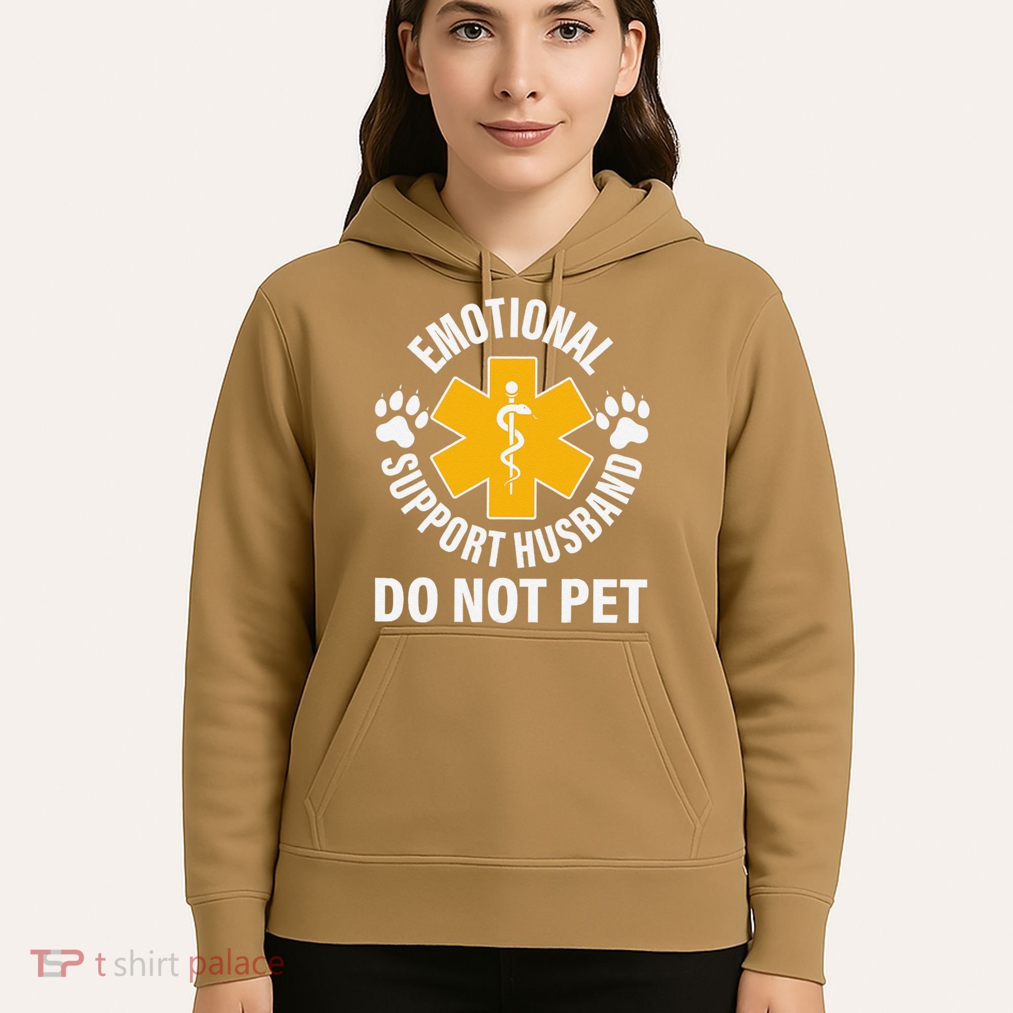 Emotional Support Husband Do Not Pet Hoodie