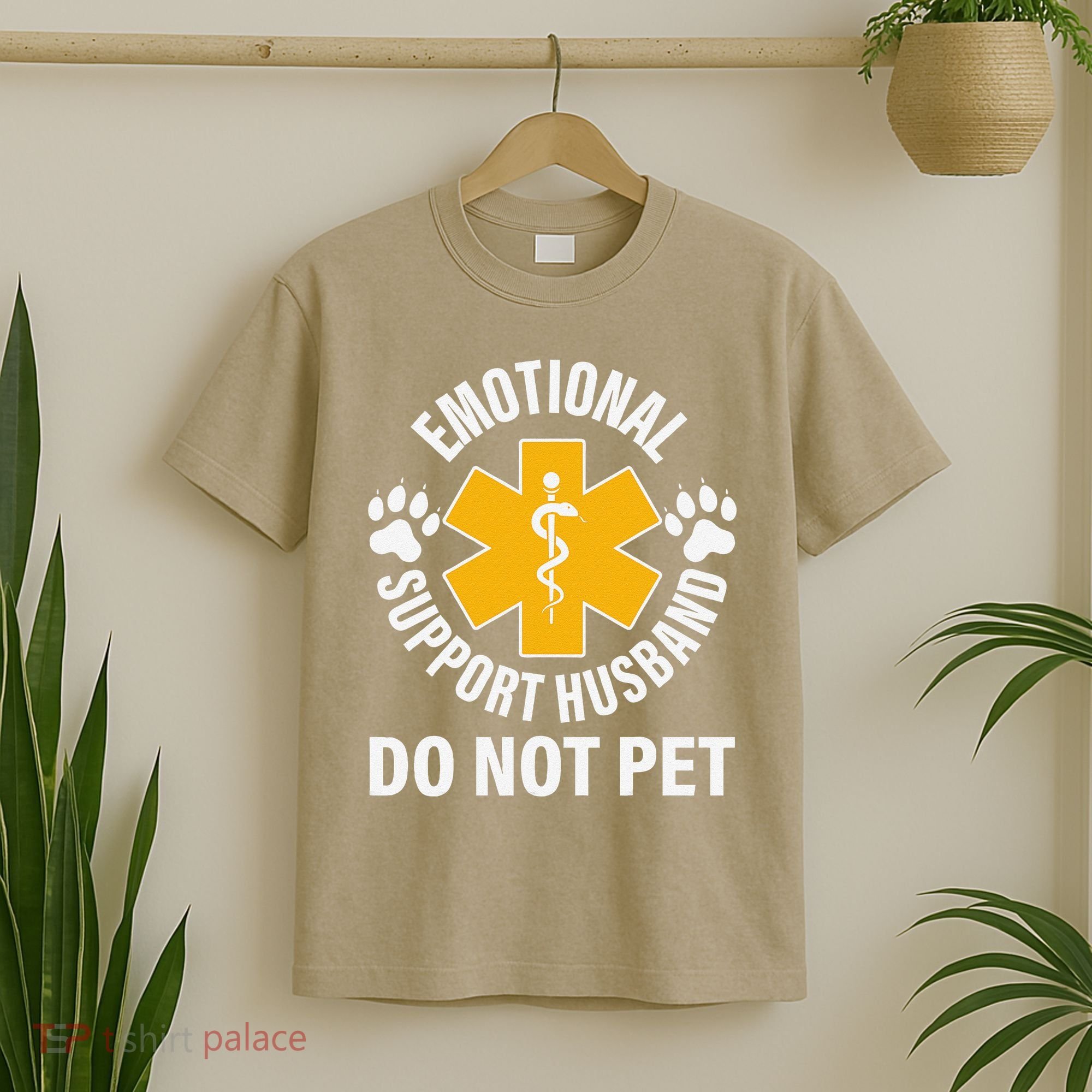 Emotional Support Husband Do Not Pet T-Shirt