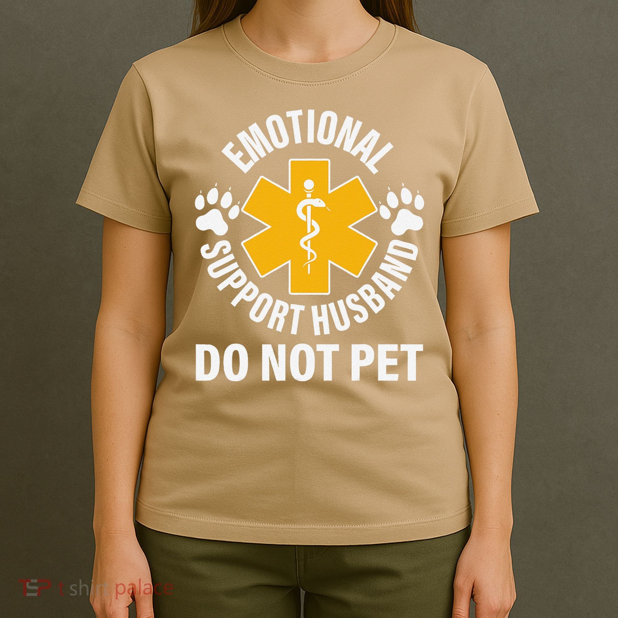 Emotional Support Husband Do Not Pet T-Shirt