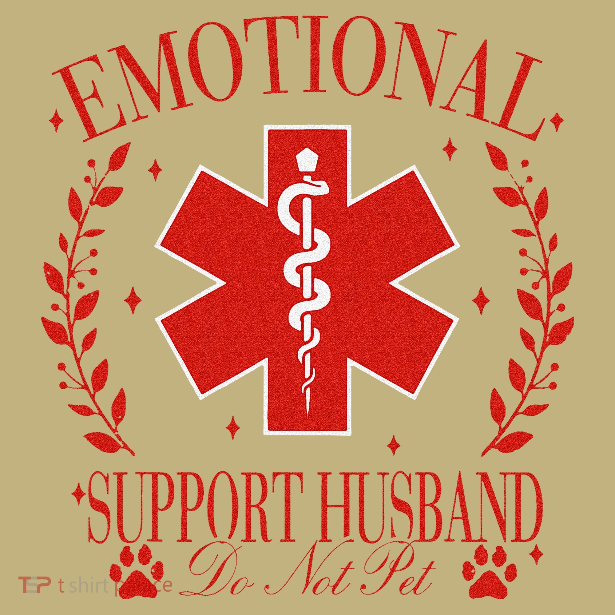 Emotional Support Husband Do Not Pet Sweatshirt