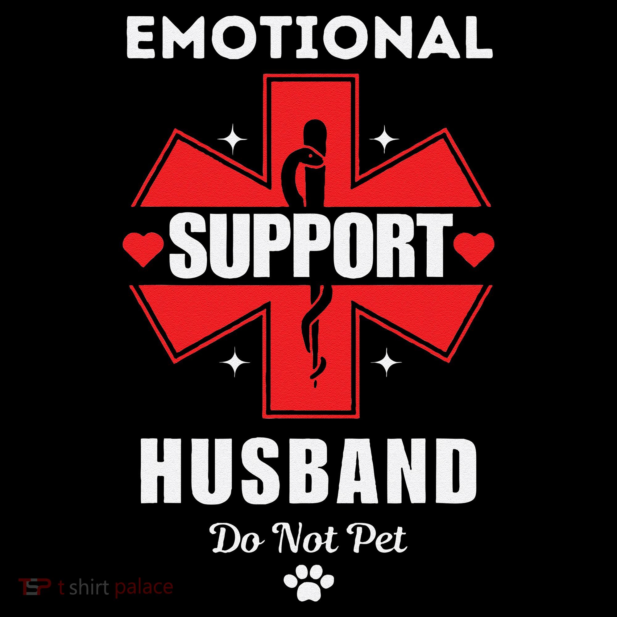 Emotional Support Husband Do Not Pet Pajama Set