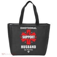 Emotional Support Husband Do Not Pet Tote Bag thumb 0