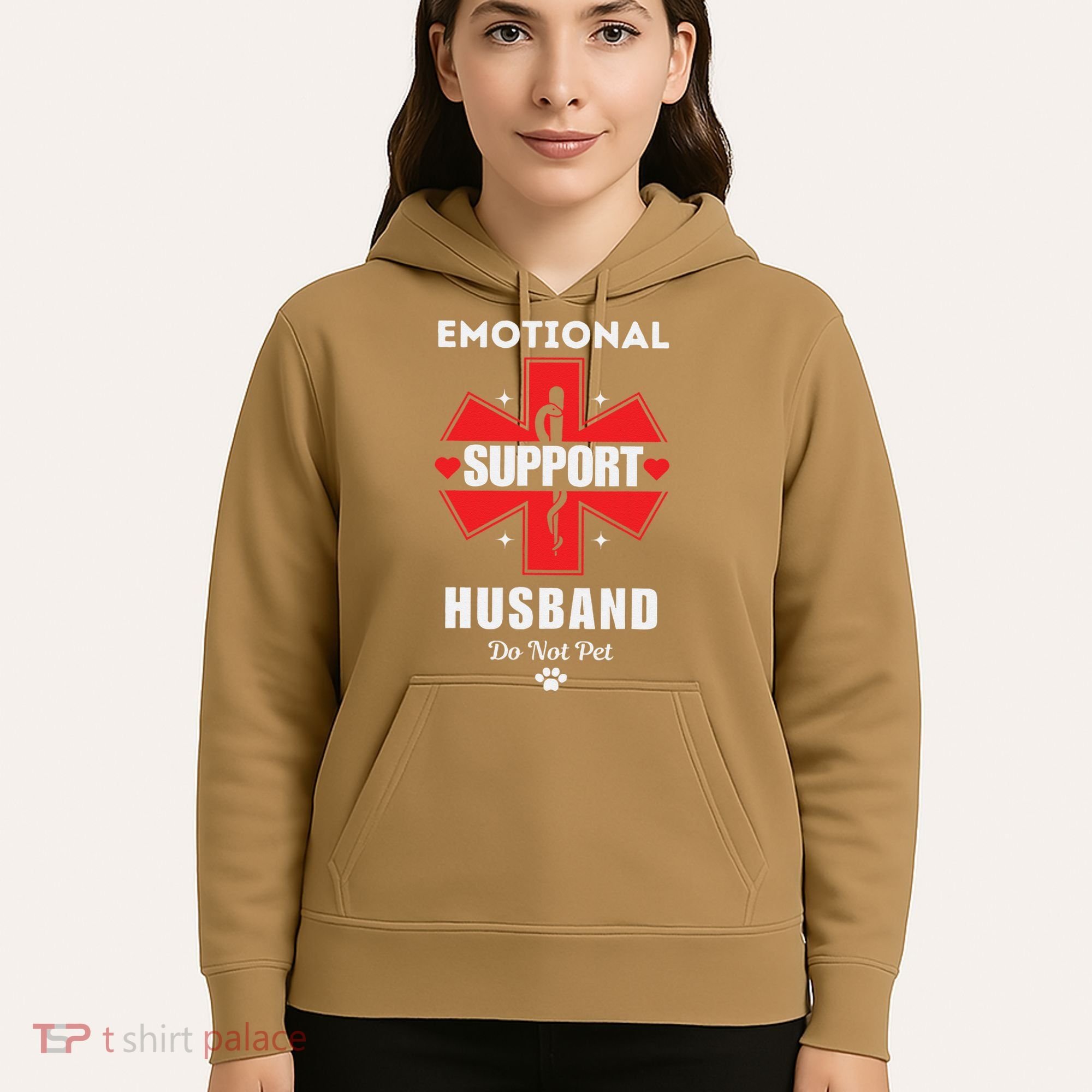 Emotional Support Husband Do Not Pet Hoodie