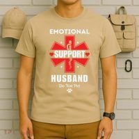 Emotional Support Husband Do Not Pet T-Shirt thumb 6