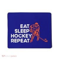 Eat Sleep Hockey Repeat Ice Hockey Lovers Players Funny Gift Mousepad thumb 0