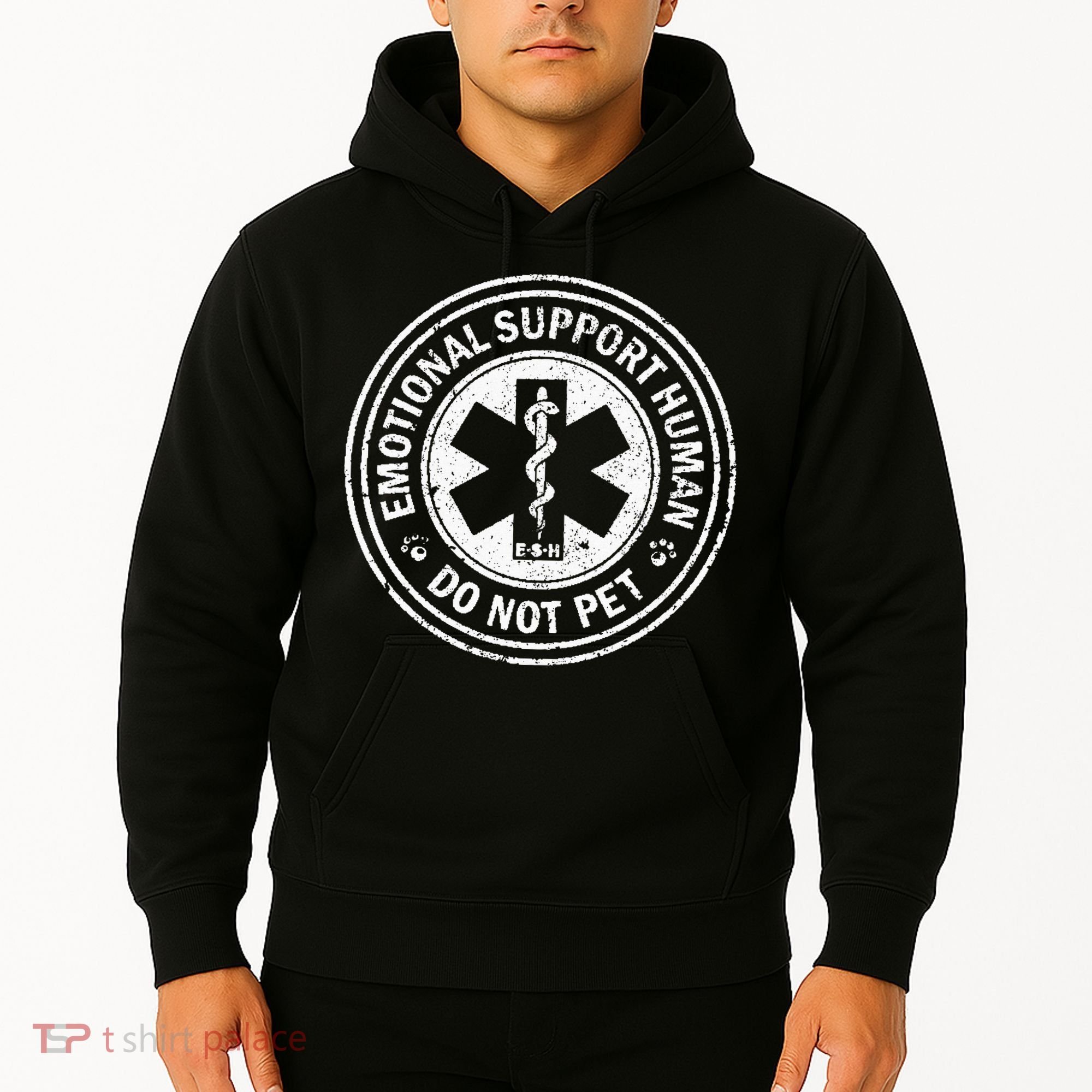 Emotional Support Human Do Not Pet Hoodie