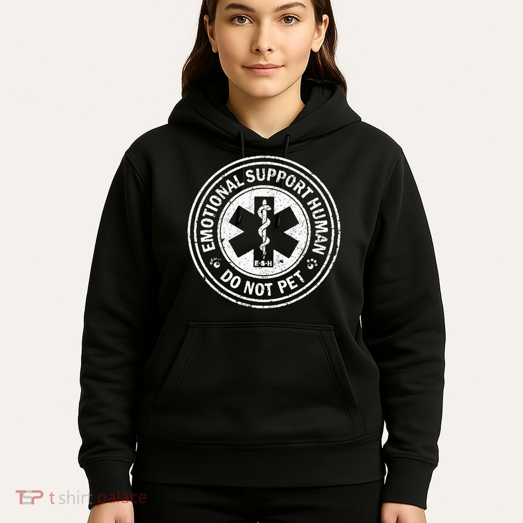 Emotional Support Human Do Not Pet Hoodie