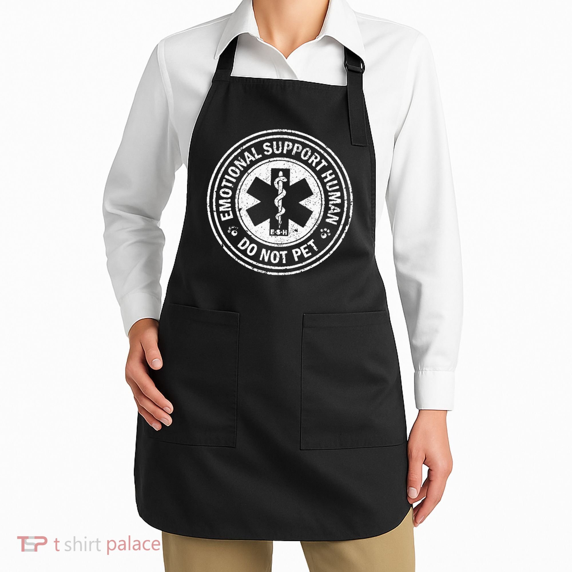 Emotional Support Human Do Not Pet Apron