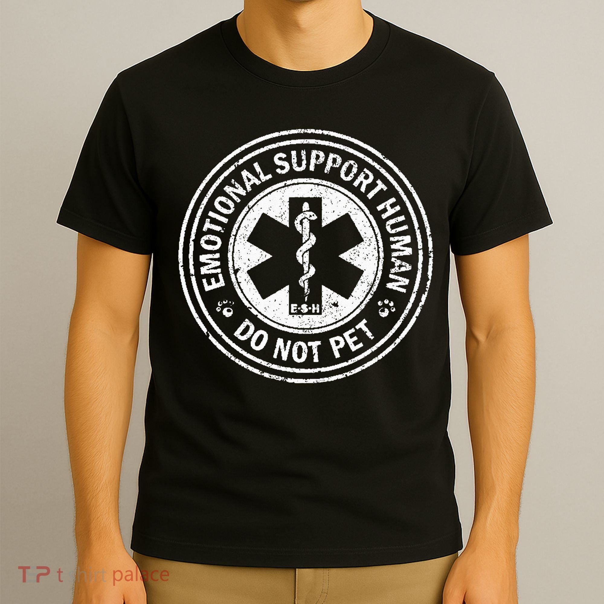 Emotional Support Human Do Not Pet T-Shirt