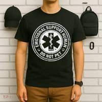Emotional Support Human Do Not Pet T-Shirt thumb 6
