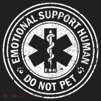 Emotional Support Human Do Not Pet Tumbler thumb 3