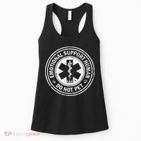 Emotional Support Human Do Not Pet Women's Tank Top thumb 0