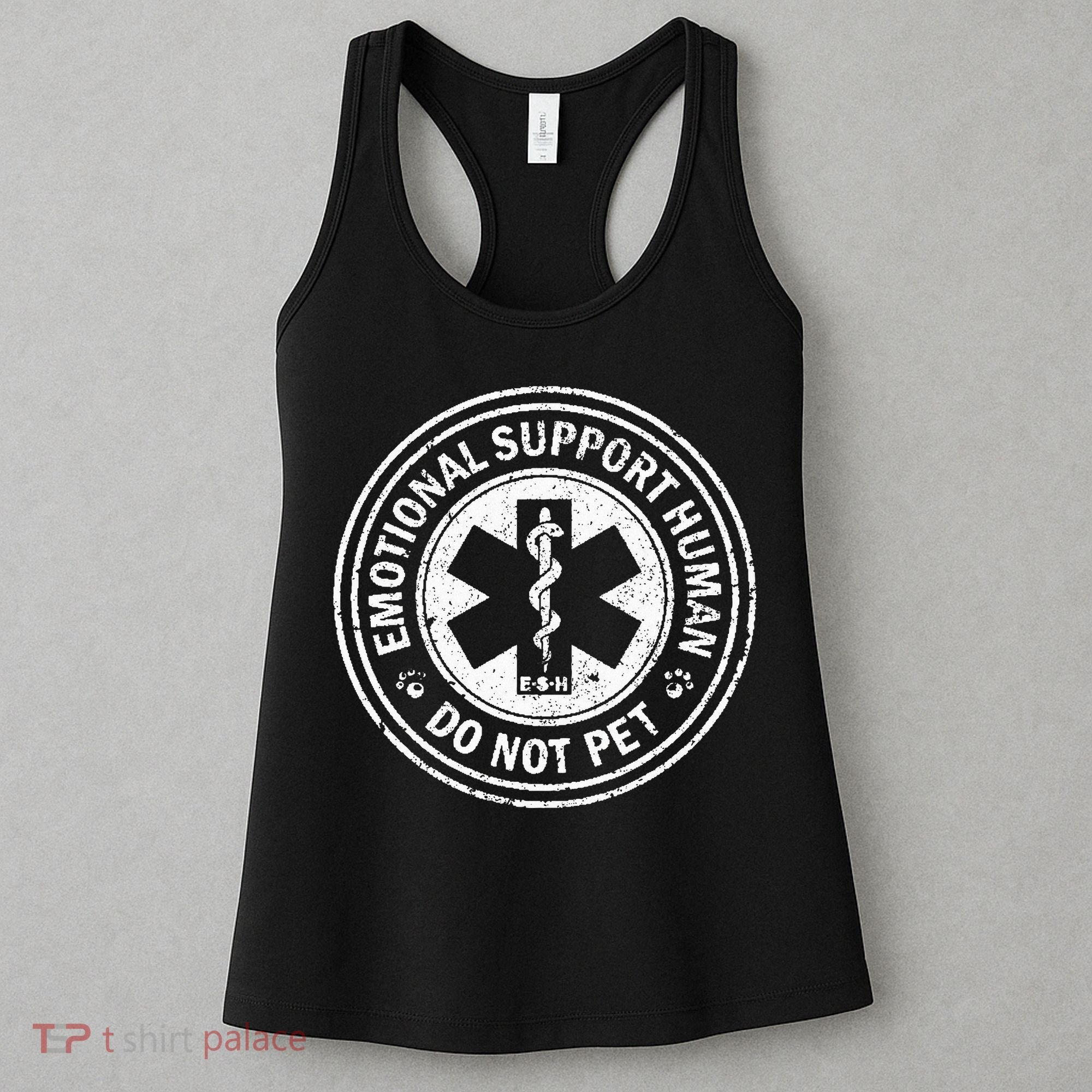 Emotional Support Human Do Not Pet Women's Tank Top