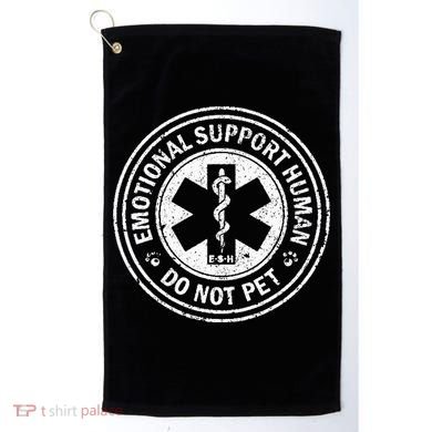 Emotional Support Human Do Not Pet Golf Towel