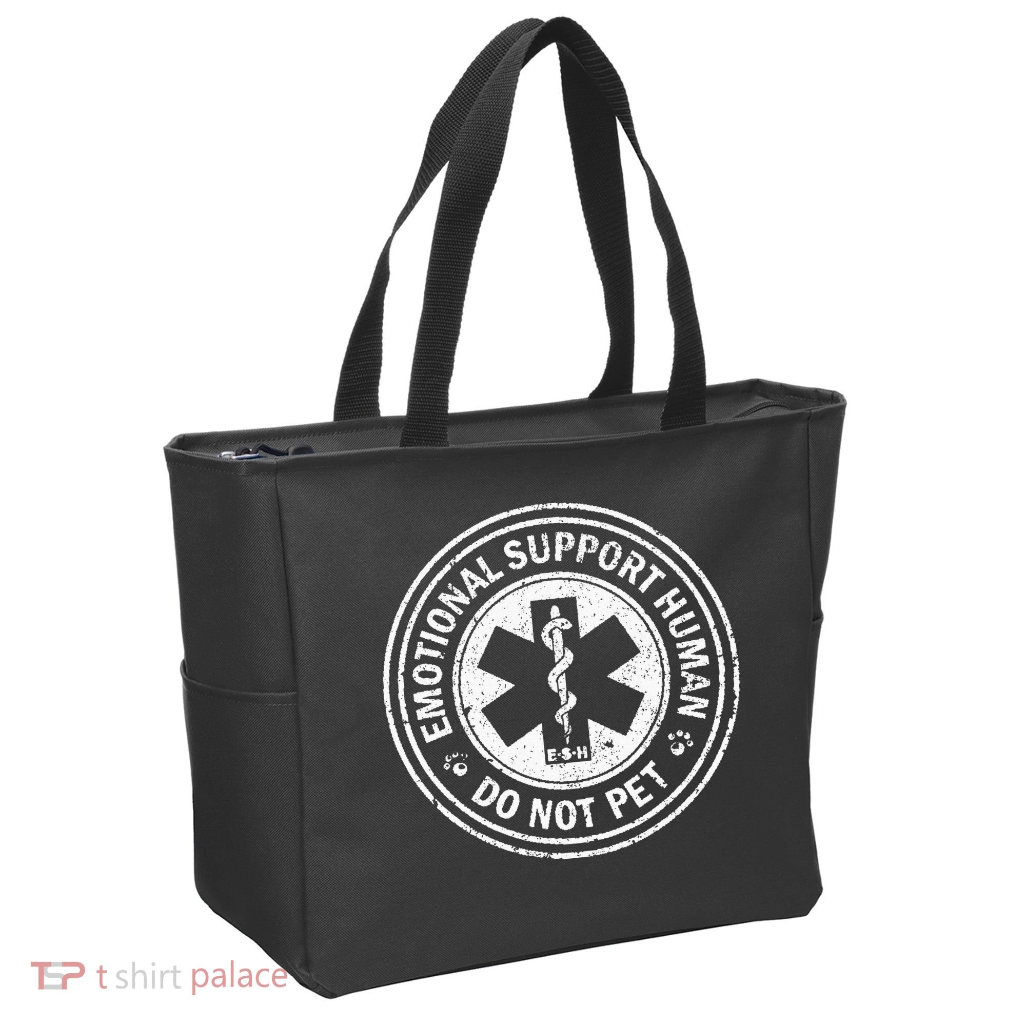 Emotional Support Human Do Not Pet Tote Bag