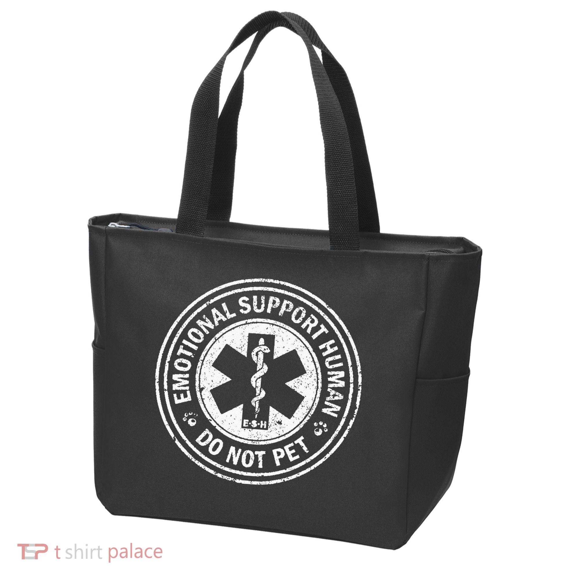 Emotional Support Human Do Not Pet Tote Bag