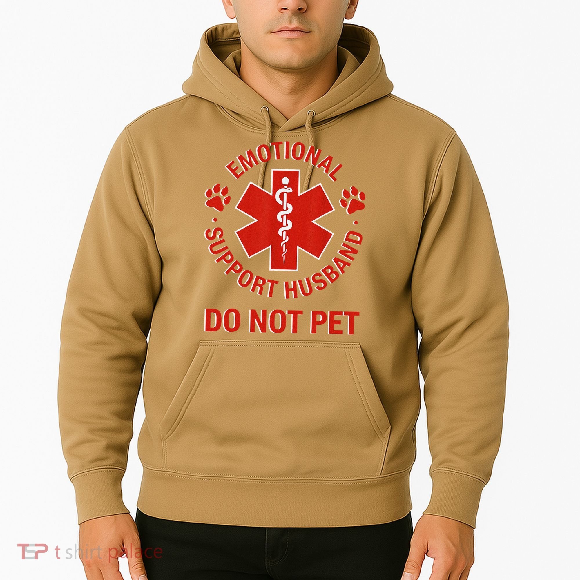 Emotional Support Husband Do Not Pet Hoodie