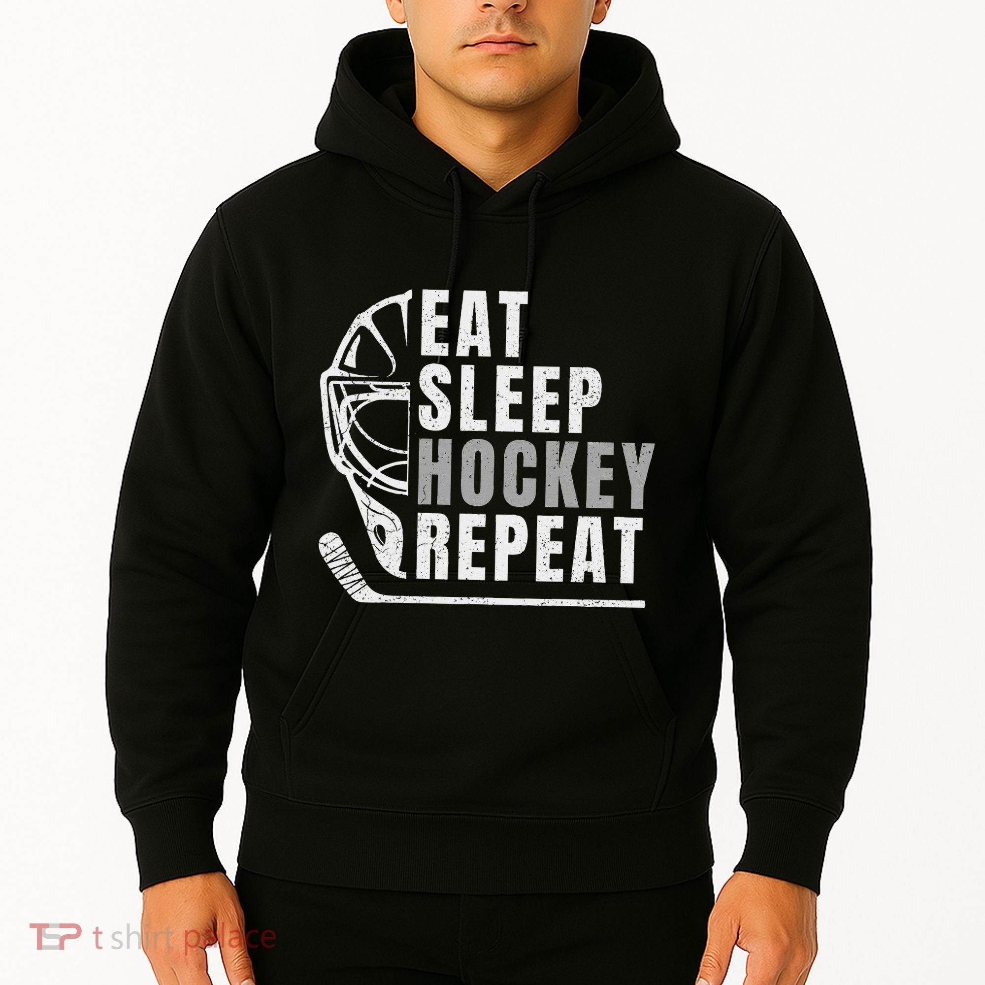 Eat Sleep Hockey Repeat Hoodie