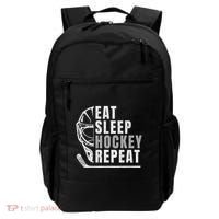 Eat Sleep Hockey Repeat Backpack thumb 0