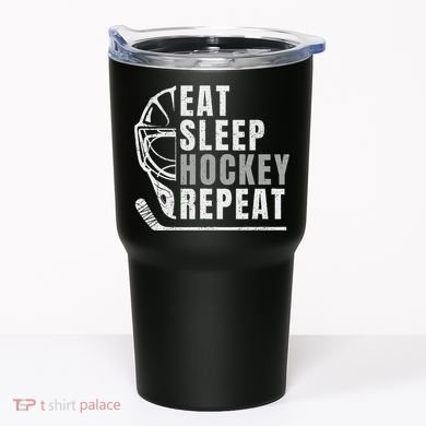 Eat Sleep Hockey Repeat Tumbler