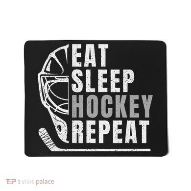 Eat Sleep Hockey Repeat Mousepad