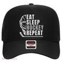 Eat Sleep Hockey Repeat Hat thumb 0