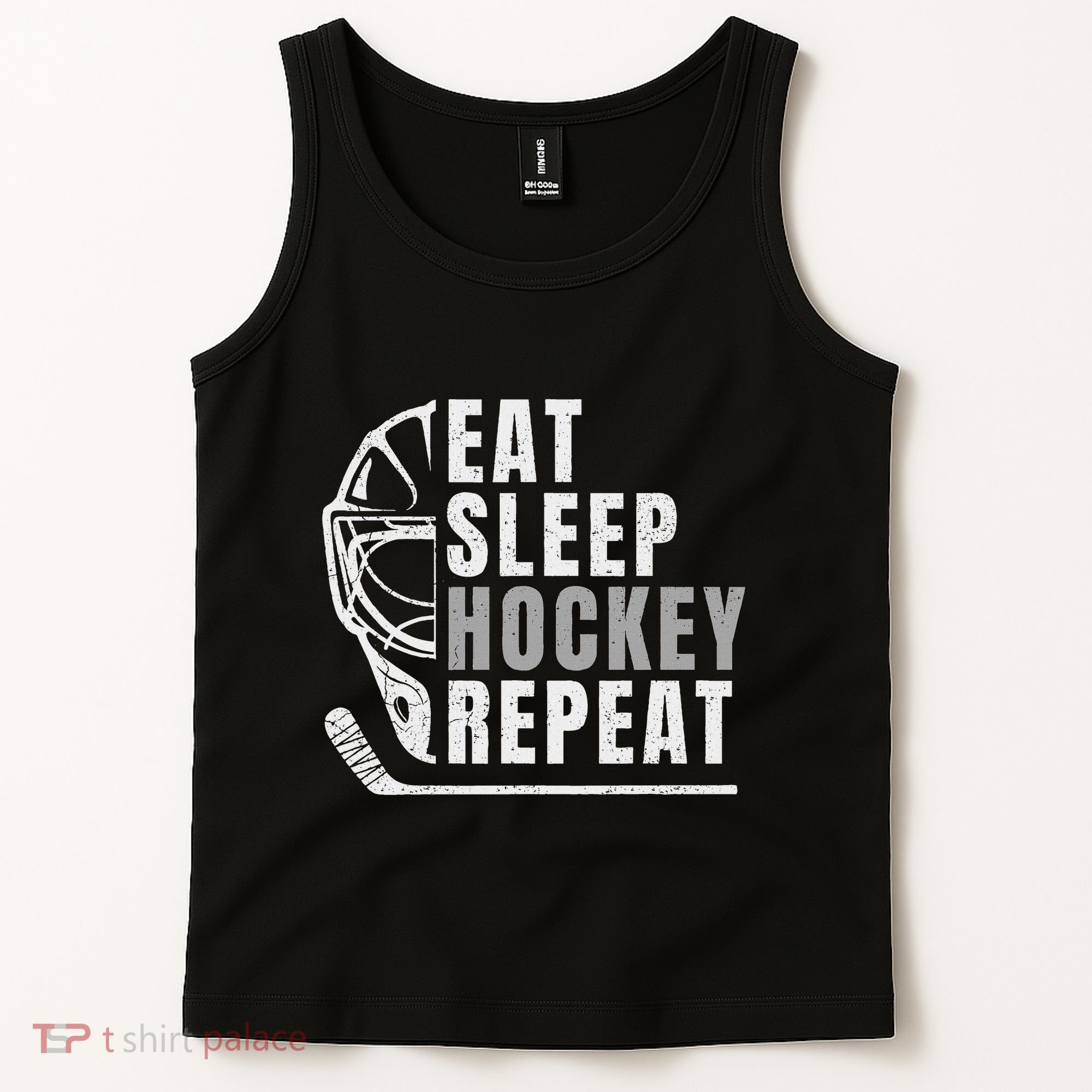 Eat Sleep Hockey Repeat Tank Top