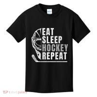 Eat Sleep Hockey Repeat Kids T-Shirt thumb 0