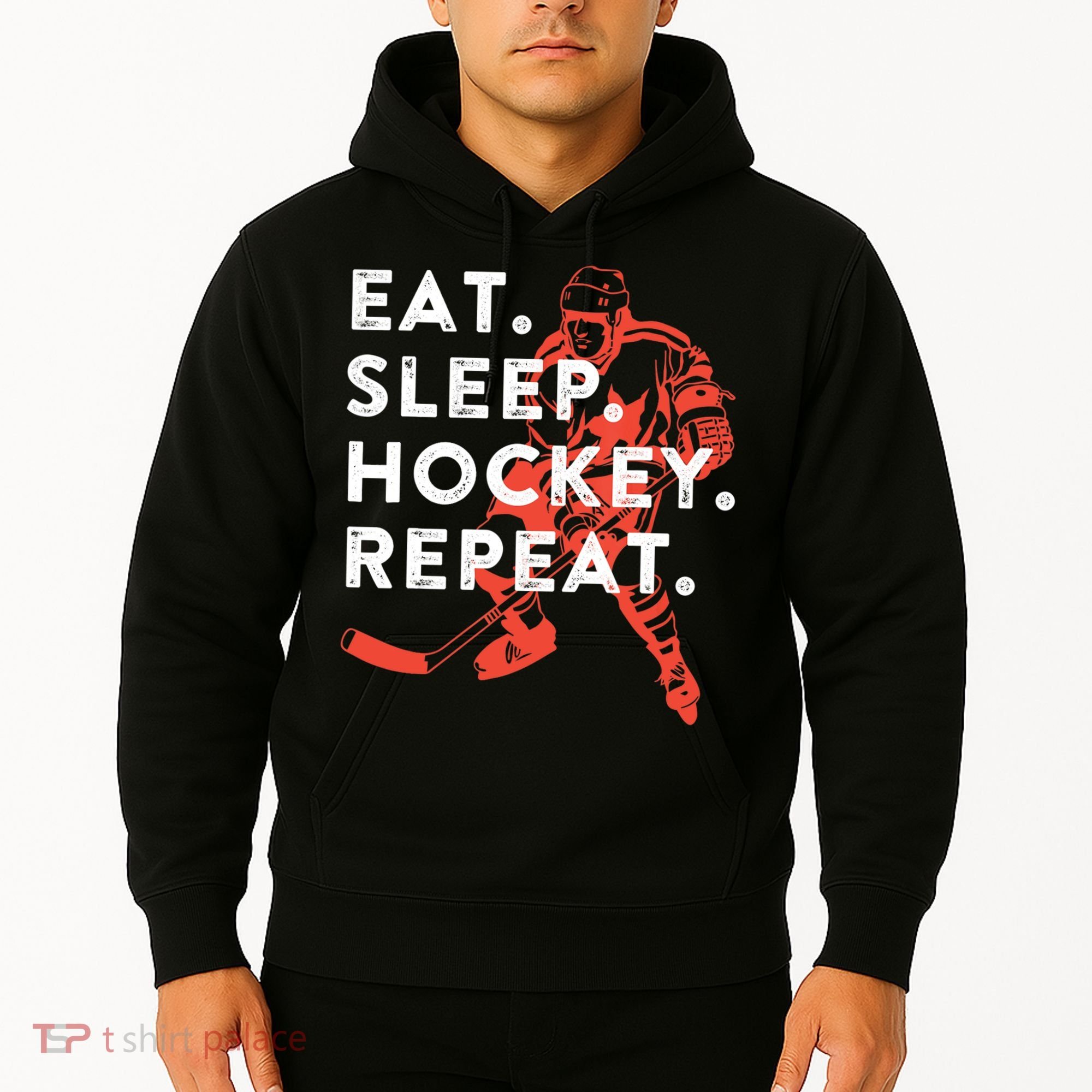 Eat Sleep Hockey Repeat Gift TShirt Hoodie