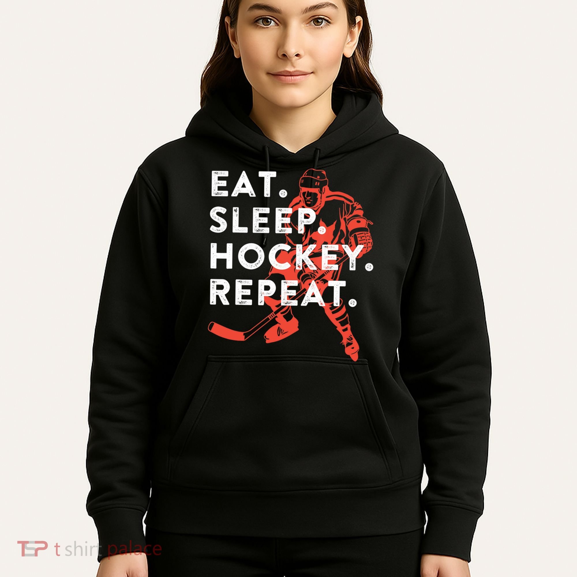 Eat Sleep Hockey Repeat Gift TShirt Hoodie