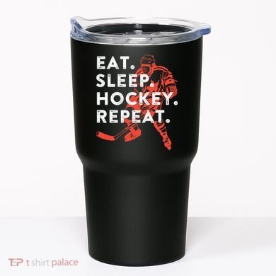 Eat Sleep Hockey Repeat Gift TShirt Tumbler
