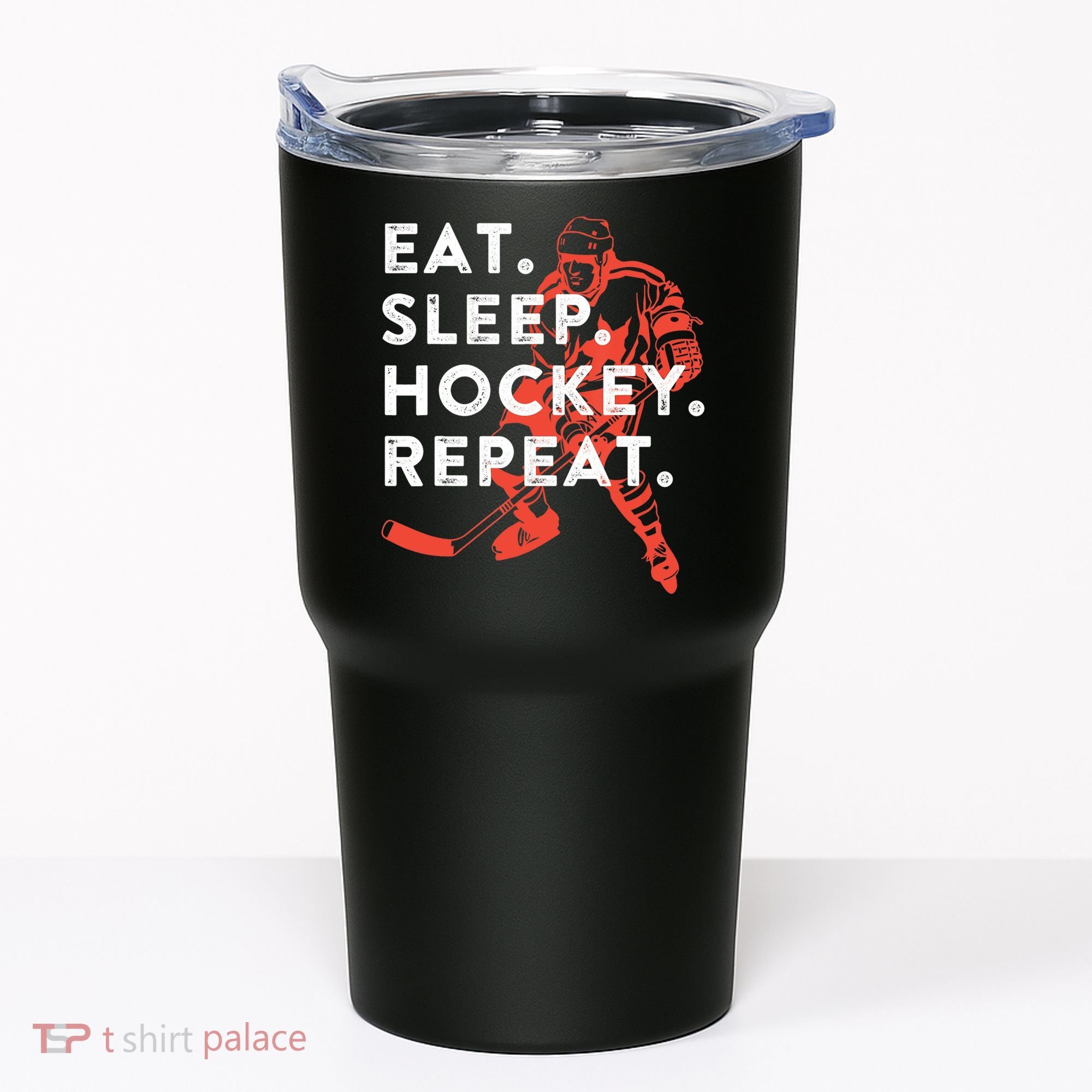 Eat Sleep Hockey Repeat Gift TShirt Tumbler