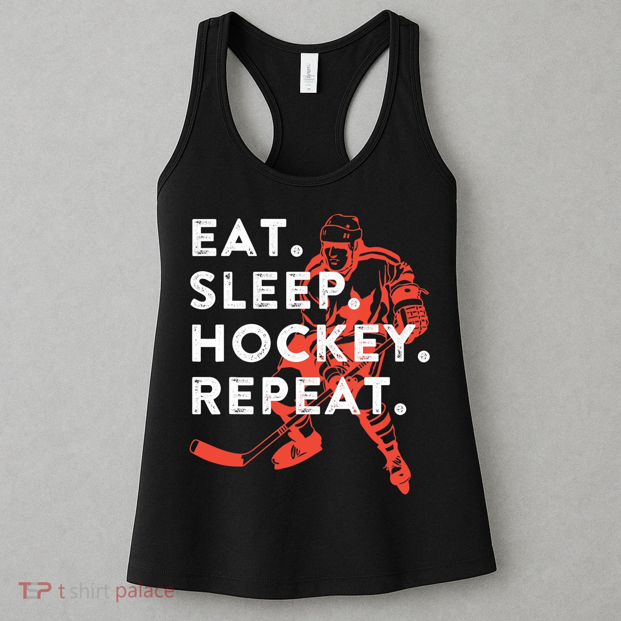 Eat Sleep Hockey Repeat Gift TShirt Women's Tank Top