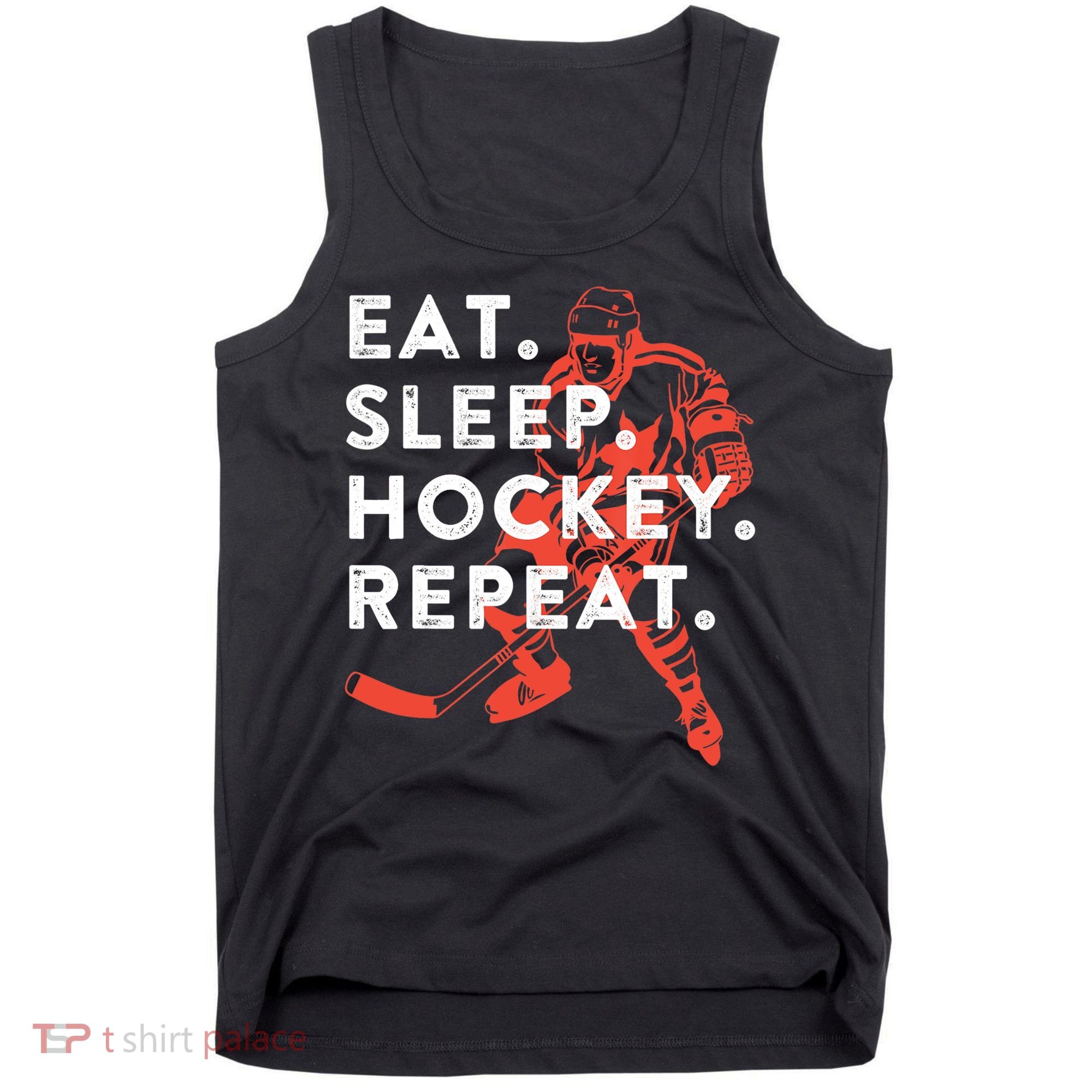 Eat Sleep Hockey Repeat Gift TShirt Tank Top