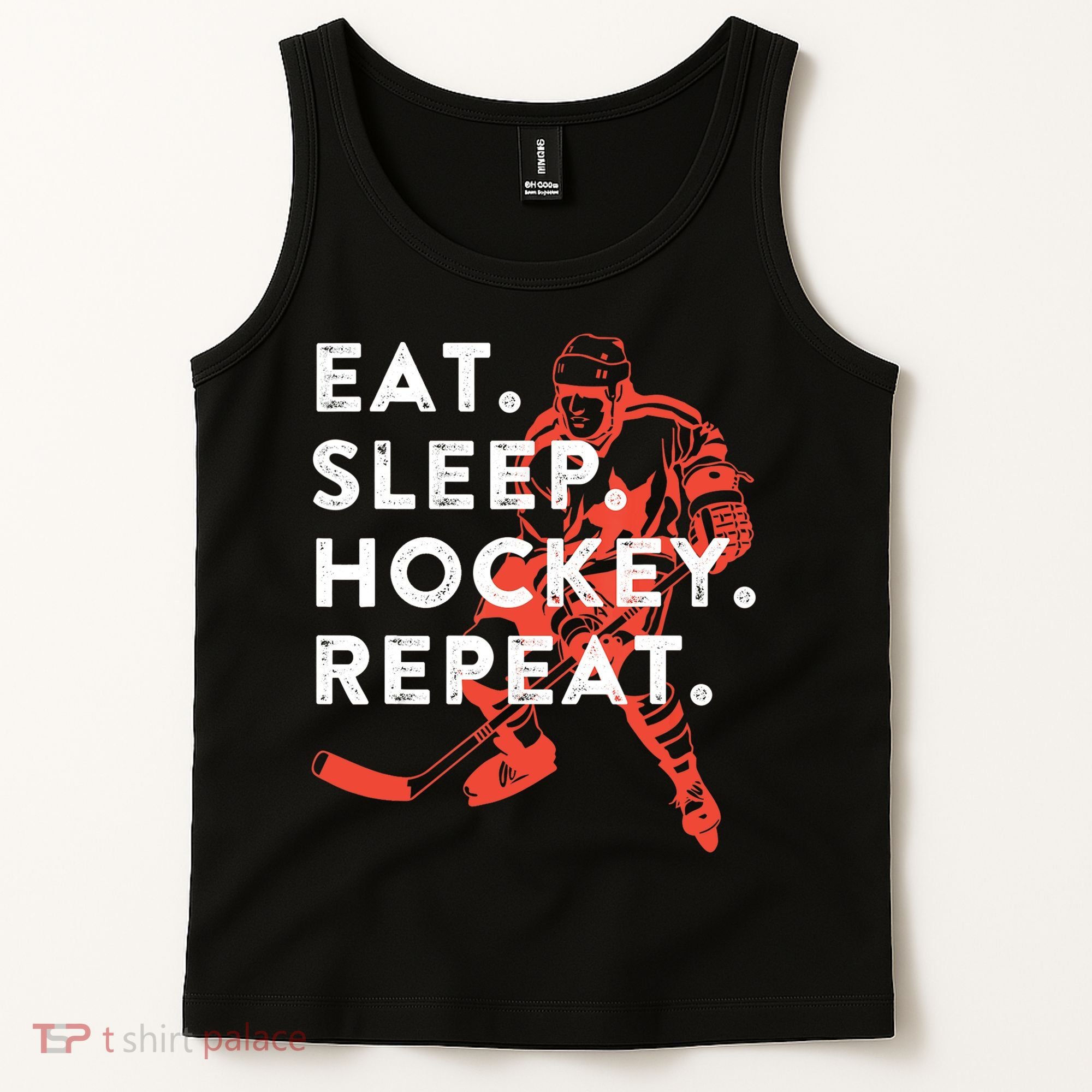 Eat Sleep Hockey Repeat Gift TShirt Tank Top