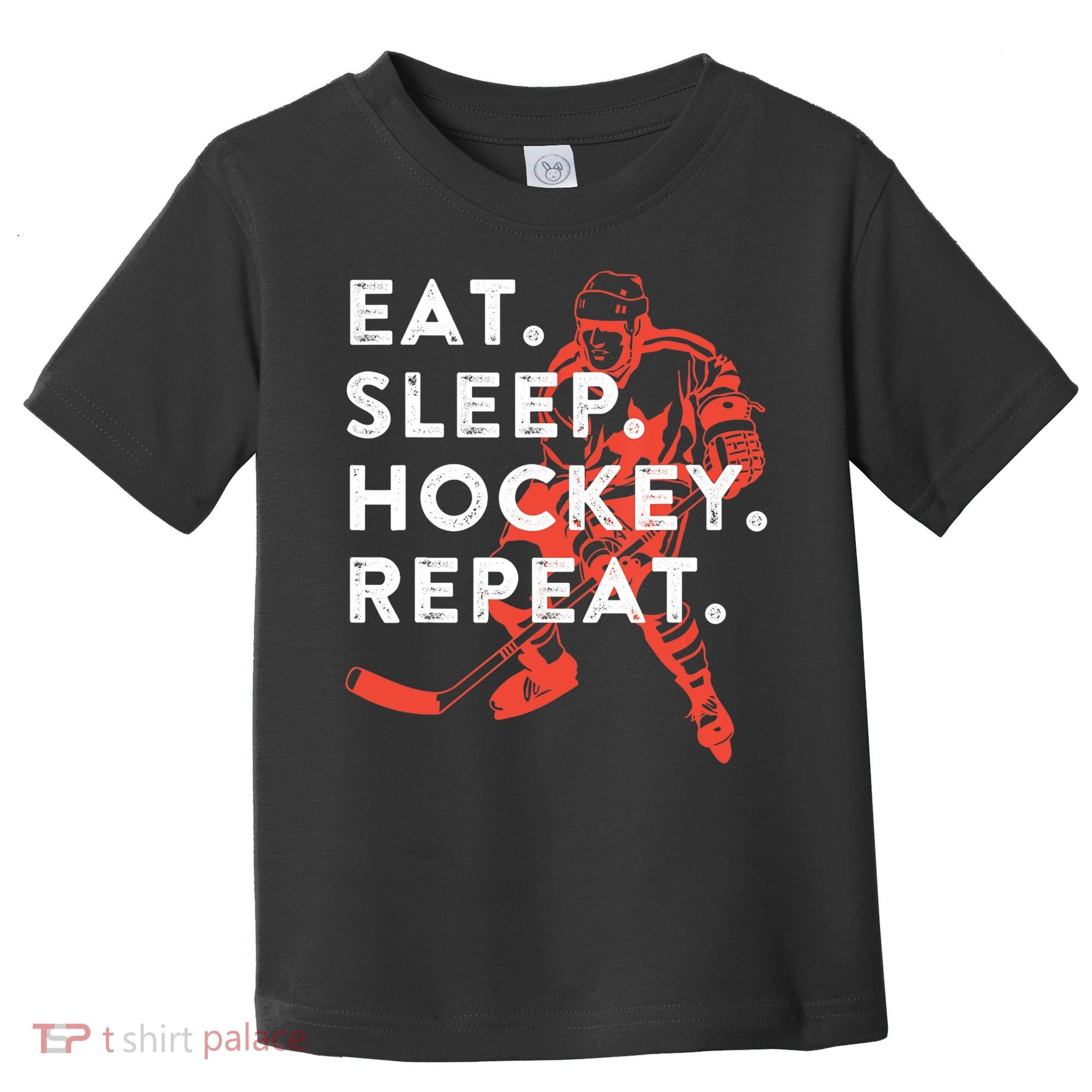 Eat Sleep Hockey Repeat Gift TShirt Toddler T-Shirt