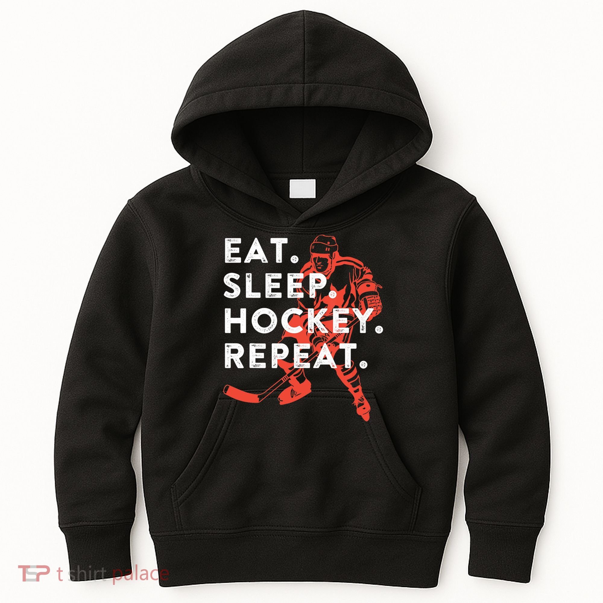 Eat Sleep Hockey Repeat Gift TShirt Kids Hoodie
