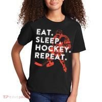 Eat Sleep Hockey Repeat Gift TShirt Kids T-Shirt thumb 2