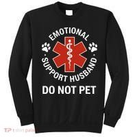 Emotional Support Husband Do Not Pet Sweatshirt thumb 0