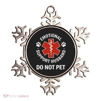 Emotional Support Husband Do Not Pet Ornament