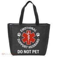 Emotional Support Husband Do Not Pet Tote Bag thumb 0