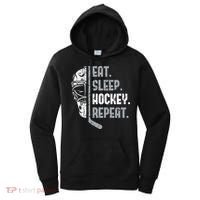 Eat Sleep Hockey Repeat Ice Hockey Women's Hoodie thumb 0
