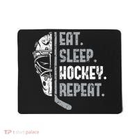 Eat Sleep Hockey Repeat Ice Hockey Mousepad thumb 0
