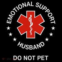Emotional Support Husband Do Not Pet Funny Husband Dad Joke Coffee Mug thumb 5